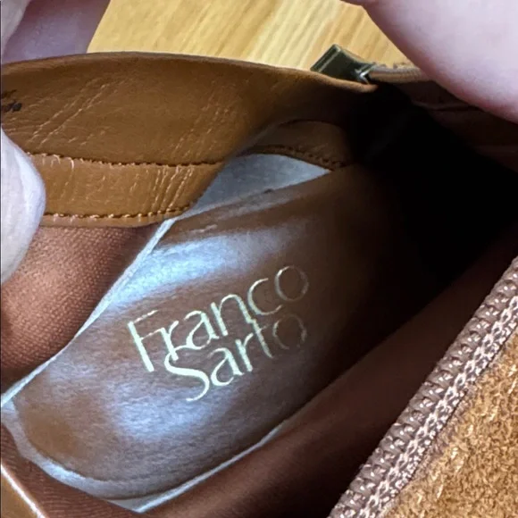 Franco Sarto Tan Suede Over the Knee Boots, 8M - Picture 6 of 8